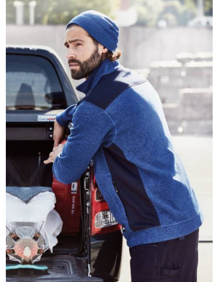 Jachetă de lucru tricotată din fleece pentru bărbați-groasa